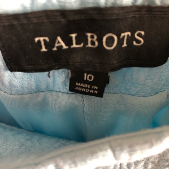 Talbot Side Zip Light Blue Pants Size: 10 - Picture 3 of 8